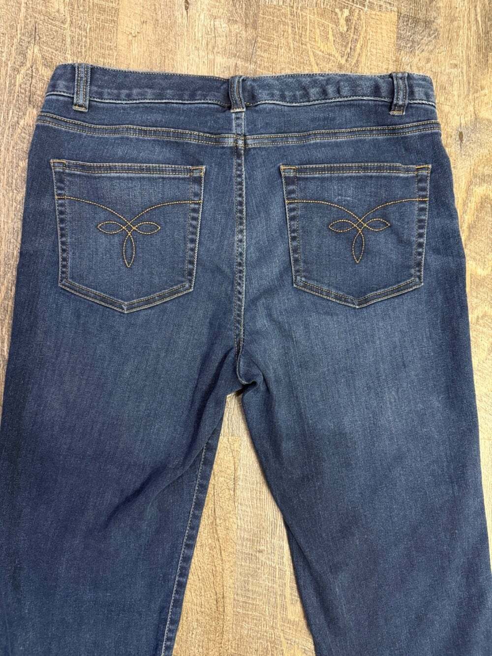 Womens Chaps Denim Jeans Sz 10 Dark Wash Vintage High Waisted Excellent - Picture 3 of 9